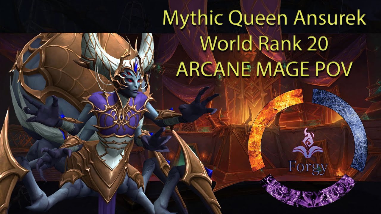 Mythic Queen Ansurek | World Rank 20 | Arcane Mage POV