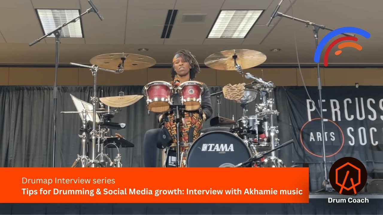 Tips for Drumming & Social Media: Interview with Akhamie music