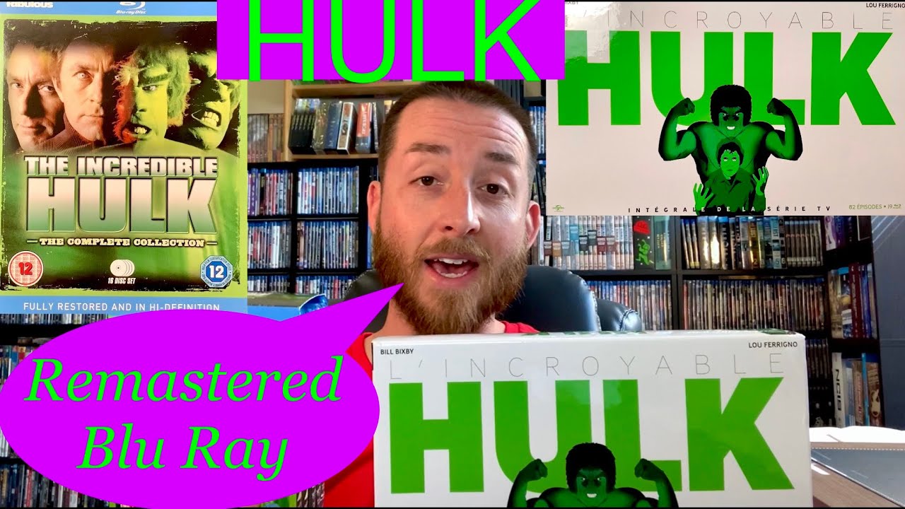 «Невероятный Халк» — полный ремастеринг 1080p HD Blu Ray TV Series, обзор и сравнение, Великобрит...