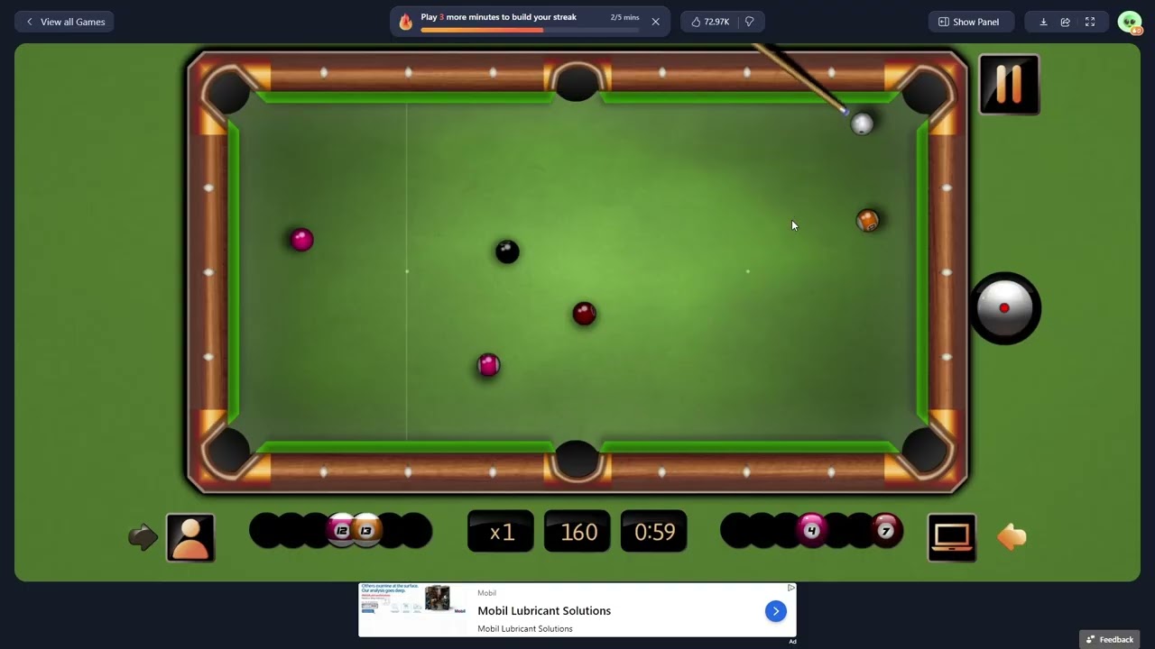 8 Ball Billiard - MSN Games [GamesPlayingNow]
