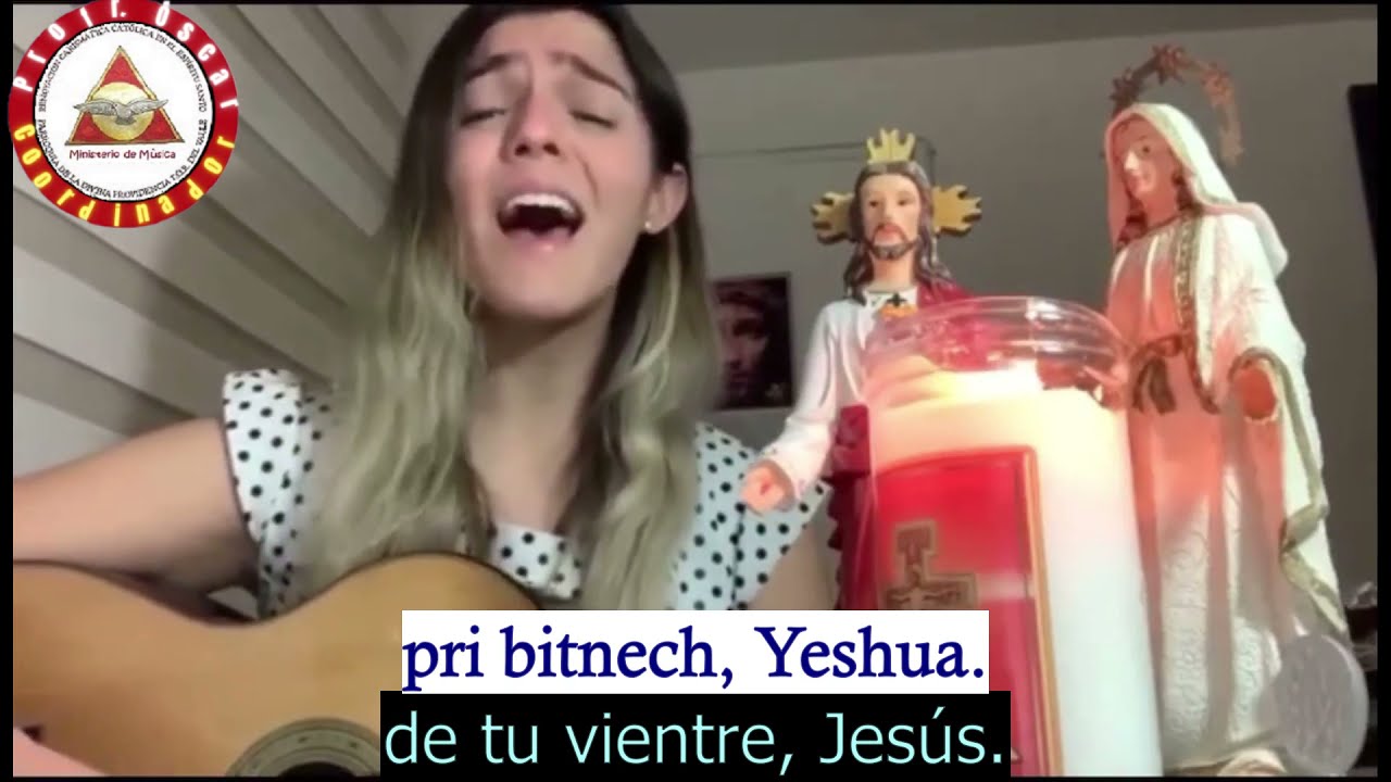 AVE MARÍA - Hebreo - transliteración y subtítulos