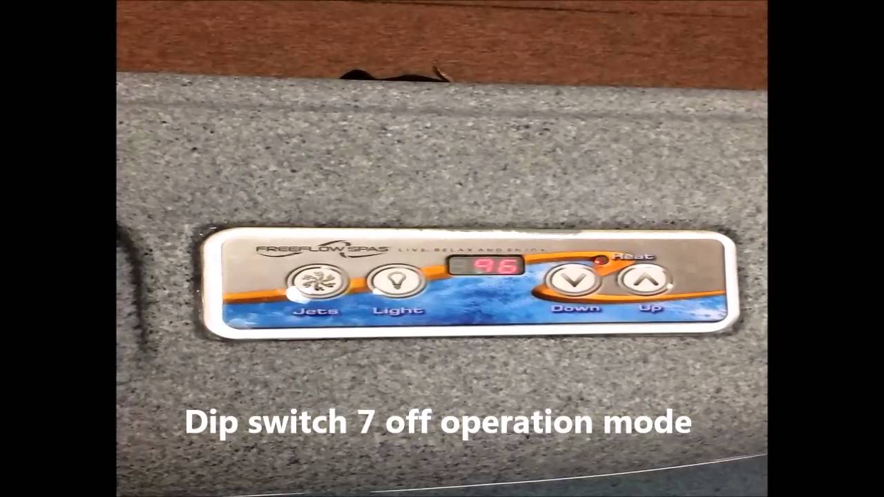Free Flow Spas Control Panel Operation