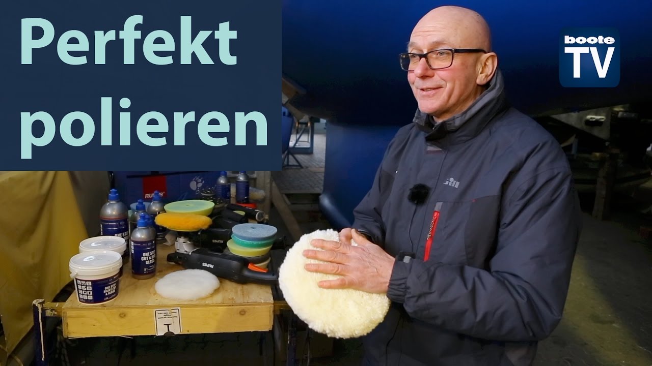 Boot polieren | Oszillationsschleifer, Exzenter - Rotationspoliermaschine