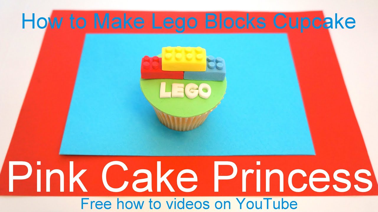 Lego Cupcakes! How to Make a Lego Blocks Cupcake