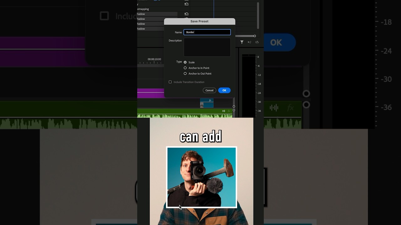 Add Borders in Premiere Pro (update)