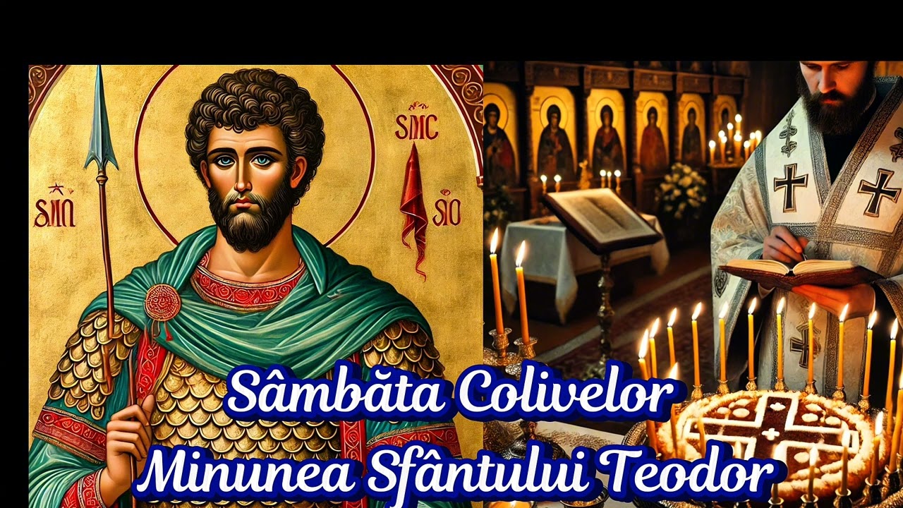 🔴 S&acirc;mbăta Colivelor &ndash; Minunea Sf&acirc;ntului Teodor și Pomenirea Morților 🕊️