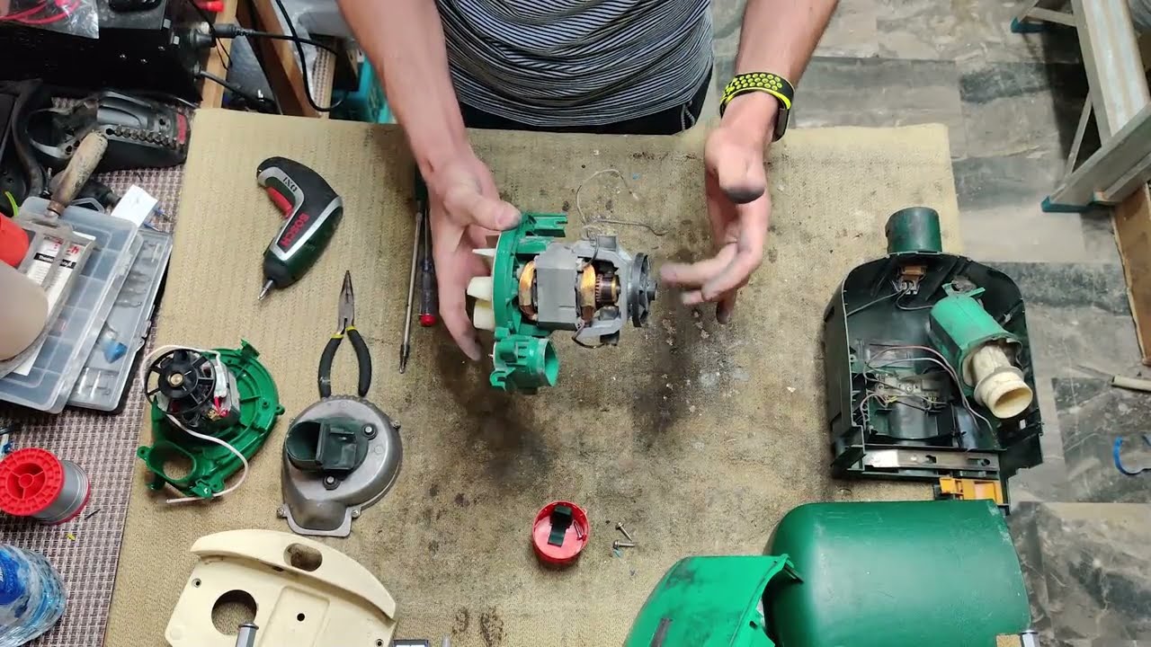 Di Stefano Elettrodomestici - Sostituzione motore Folletto Vorwerk VK120