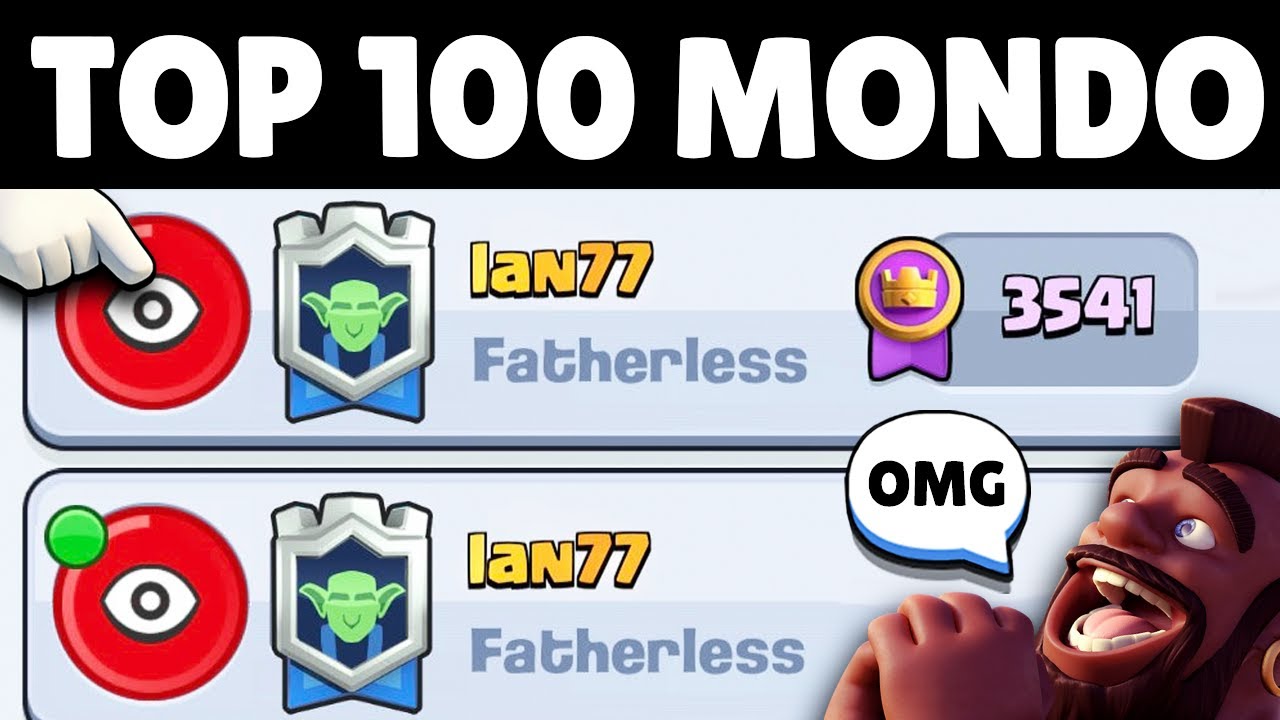 PRIMA REAZIONE LIVE a TOP 100 MONDIALE! - Clash Royale