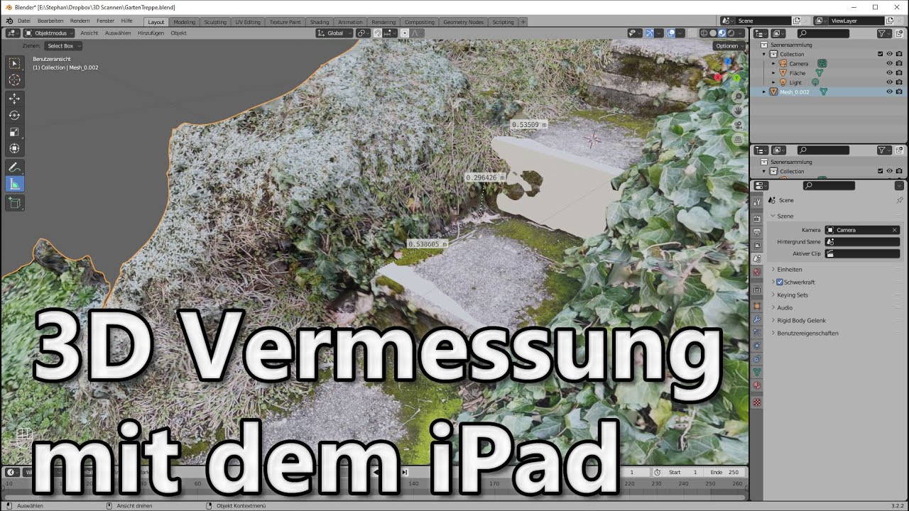 3-D Vermessung mit dem iPad Pro, was geht da ?