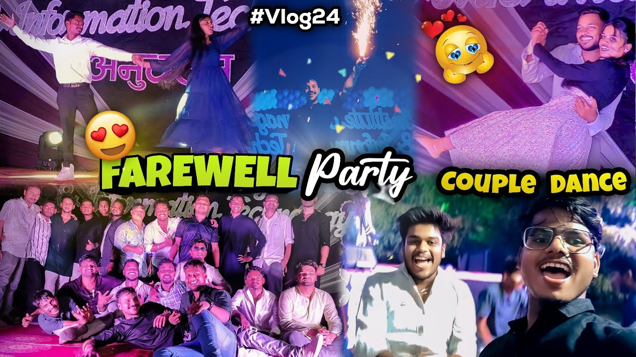 IMIT ରେ Seniors Nku ଦେଲୁ Farewell Party 🥳 | Couple Dance 😍 #Vlog24