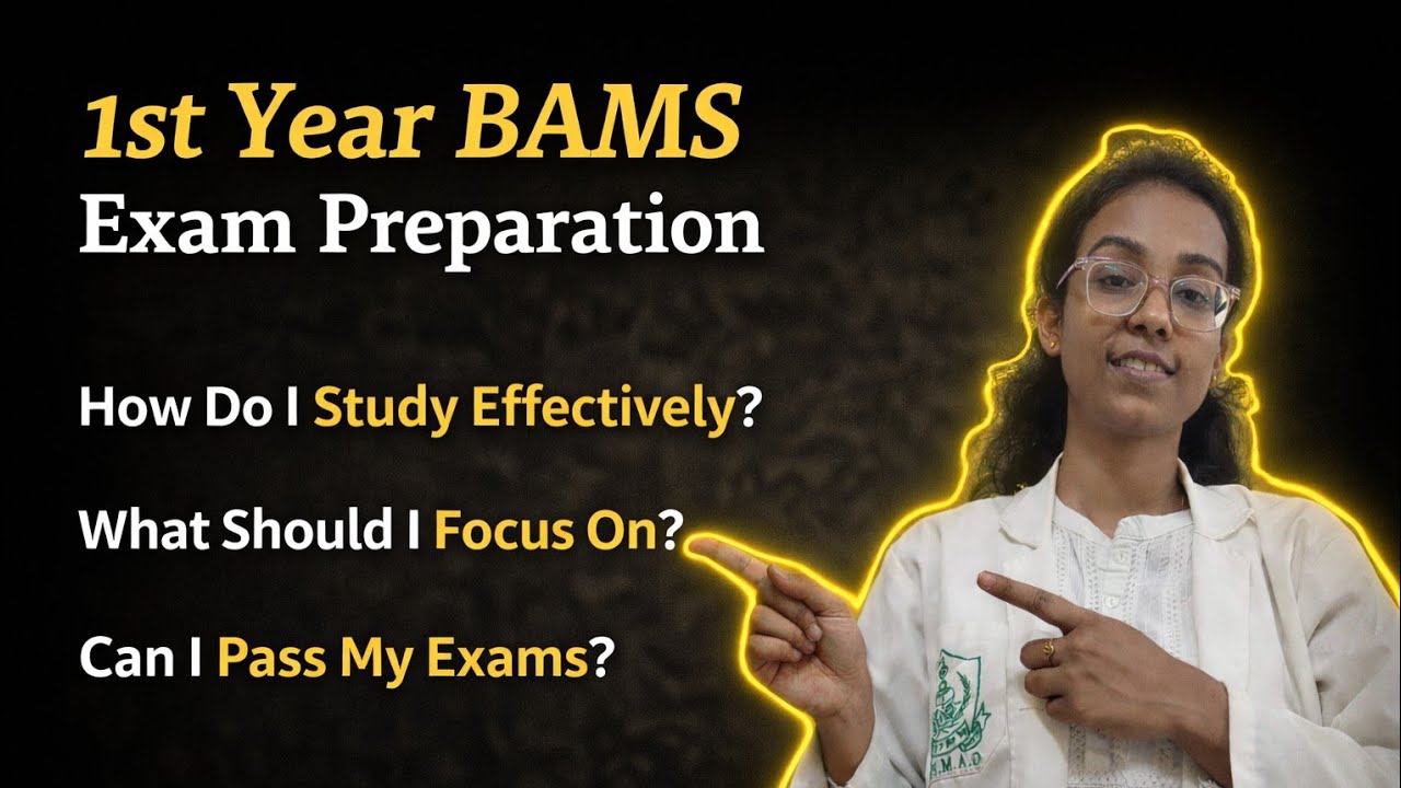 Struggling With 1st Year BAMS University exams?🧑🏻‍⚕️🪄see the Exam Preparation Plan! practical tips🫵🏻