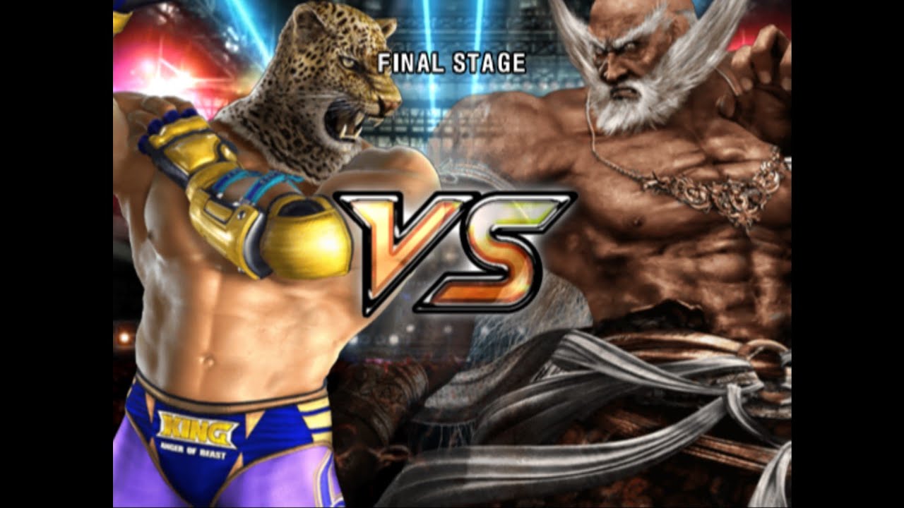 Tekken 5 King vs Jinpachi Ultra Hard 5 Rounds 2