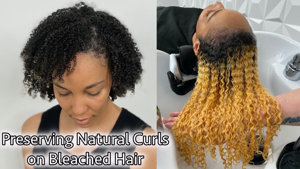 Preserving Natural Curls on Bleached Hair