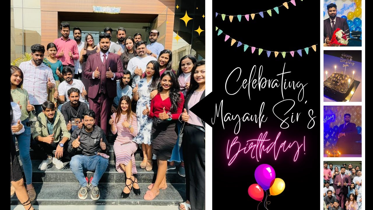 BOSS Birthday Celebration| CEO Birthday Party Celebration with Employees | Mayank Sir Birthday Bash