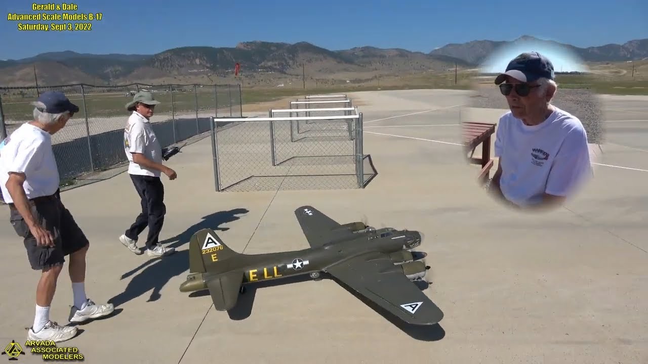 Dale and Gerald...   Advanced Scale Models B-17...    Saturday, September 3, 2022