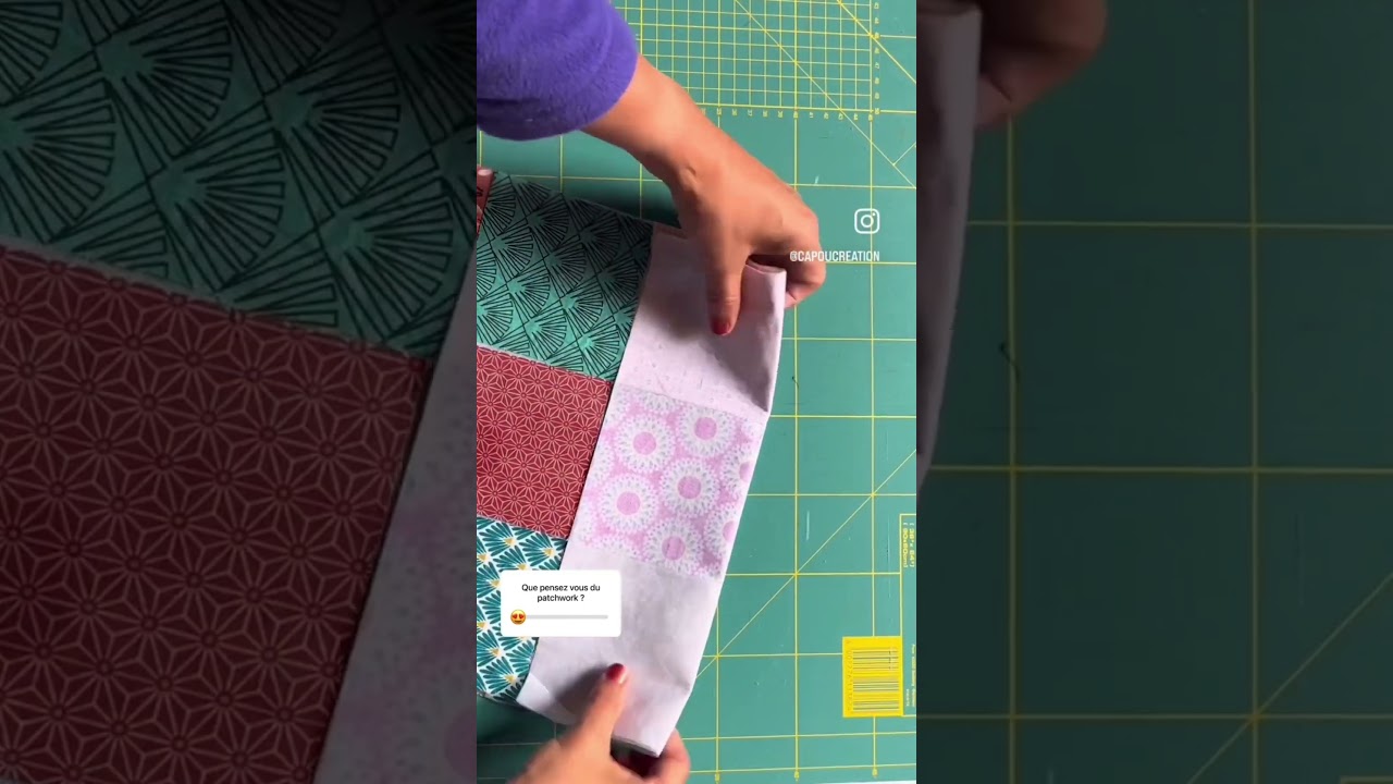 Une des techniques de patchwork  #astucecouture #apprendreacoudre #tutocouture #tutorielcouture
