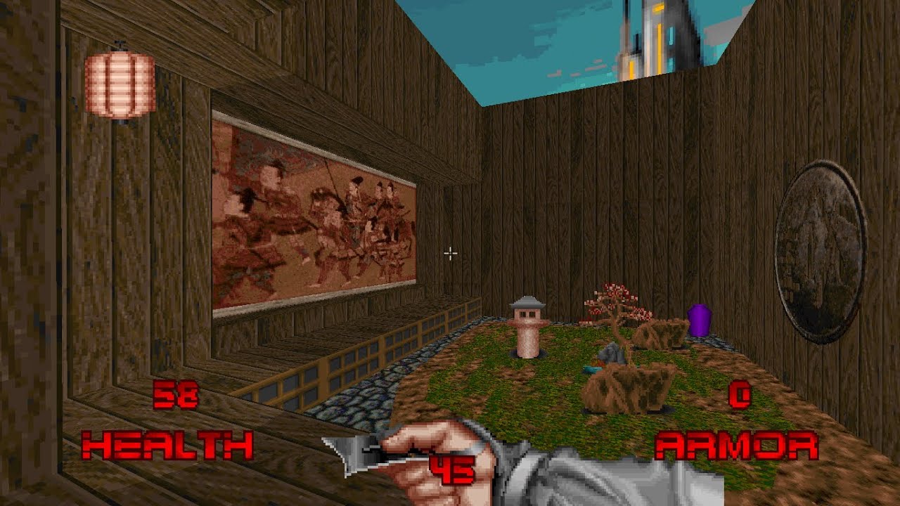 Shadow Warrior 1994 Fan remake in gzdoom, gamplay test
