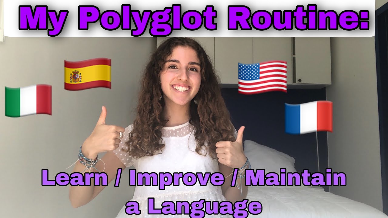 My Polyglot Routine to improve/ maintain a language ┋HOW TO LEARN A LANGUAGE // Just A Teenager