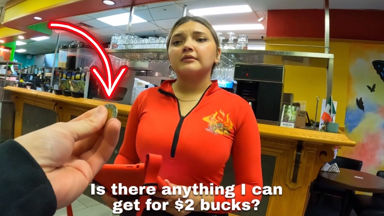 I begged for food in a restaurant..