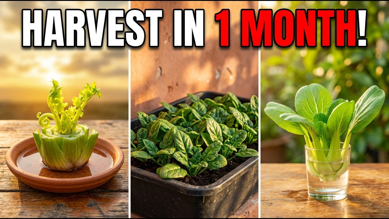 8 Store-Bought Vegetables That Regrow So Fast You'll Harvest in Under 1 Month