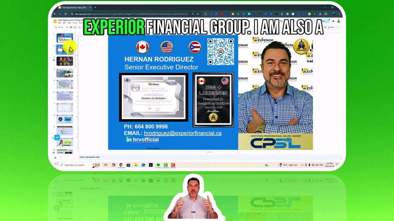 Experior USA Business Presentation