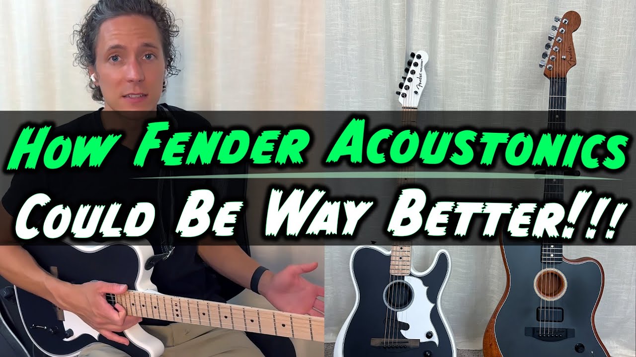 How Fender Acoustasonic Guitars Could Be WAY Better (Thoughts?)