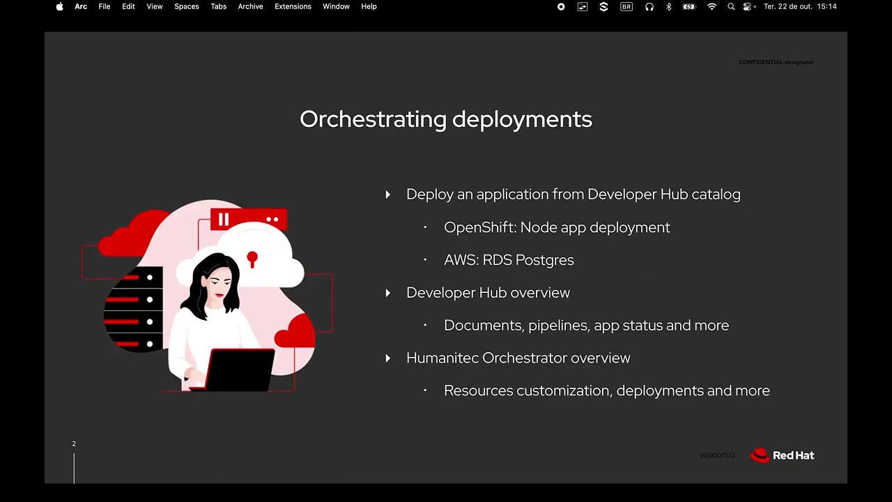 Developer Hub and Humanitec Orchestrator demo