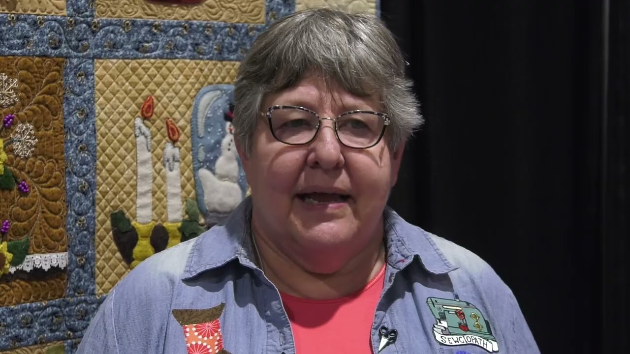 Sherry Jagels - BLUE JAR MEDLEY Semi-Finalist at AQS QuiltWeek - Daytona Beach 2026