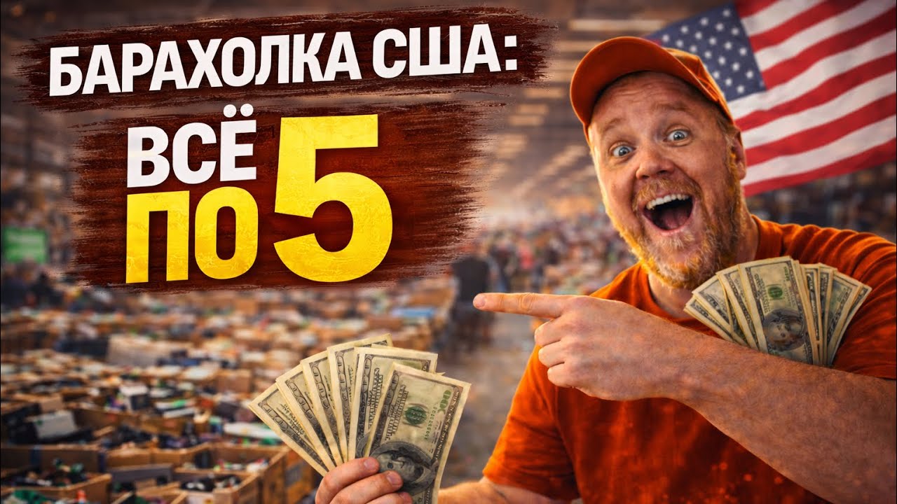 Барахолка США: всё по $5 #ебей #барахолка #маркетплейс 