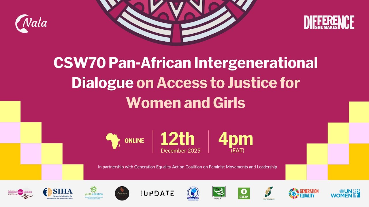 CSW70 Pan-African Intergenerational Dialogue on Strengthening Access to Justice for Women and Girls