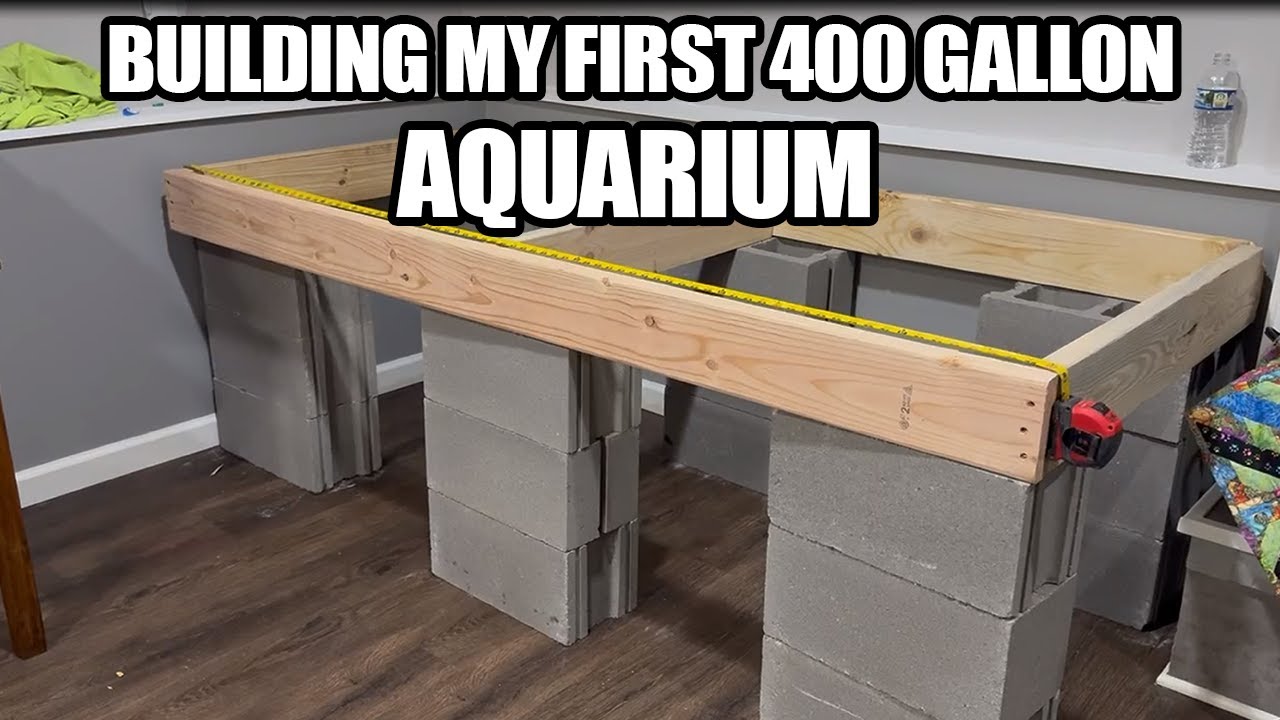 Building my first 400 gallon aquarium DIY!
