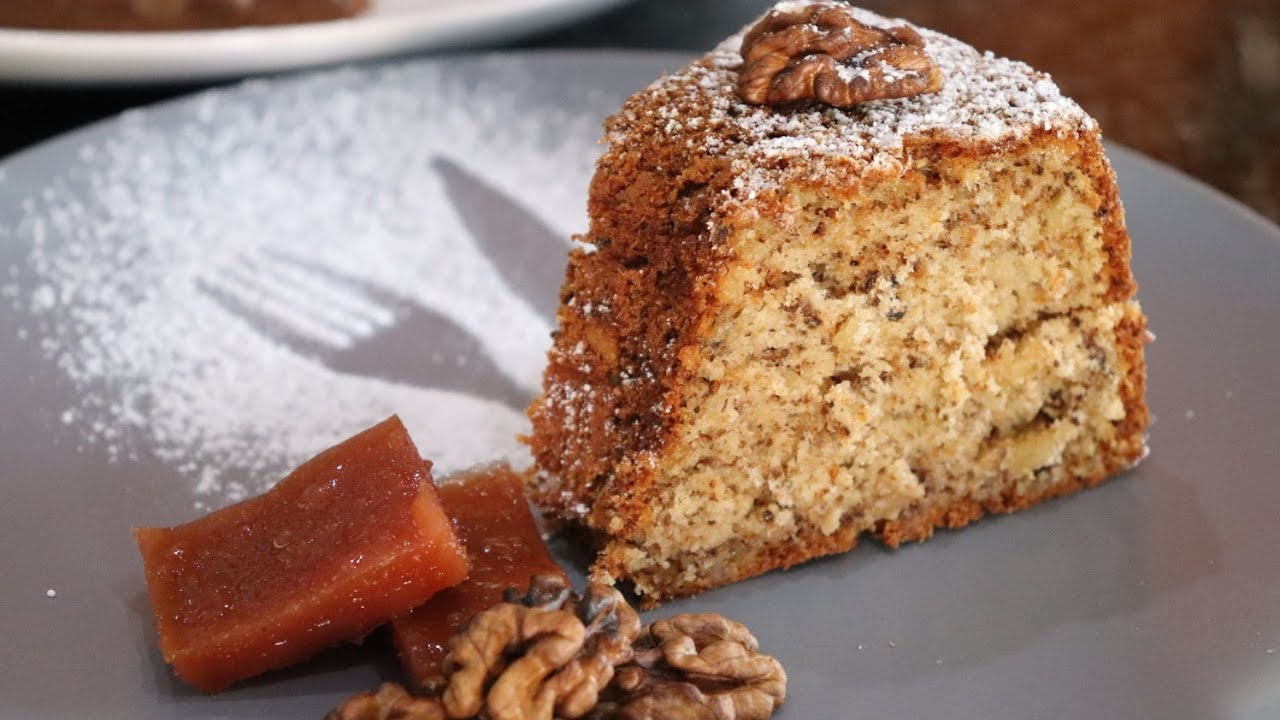 Receita de Bolo de Marmelada e Noz | Muito Fofinho!