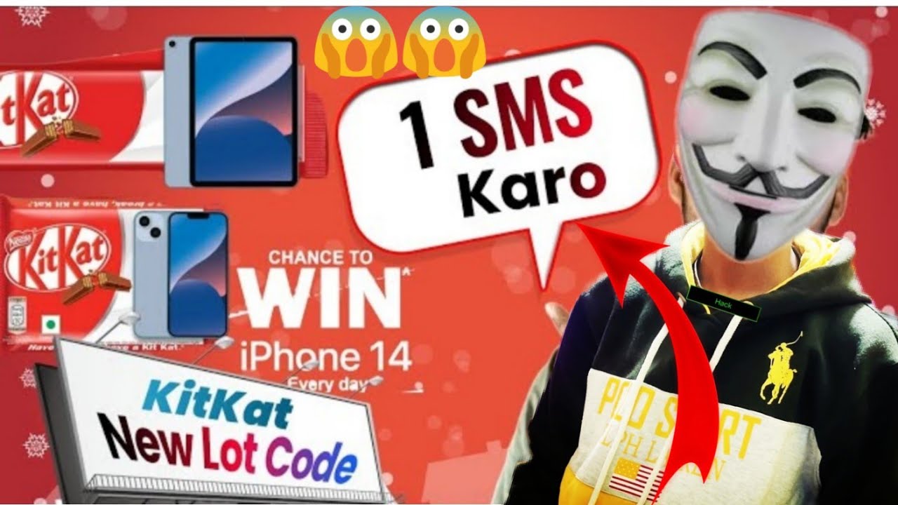 How do get free iPhone free by KitKat || KITKAT offer free iPhone #free #kitkat #nestle