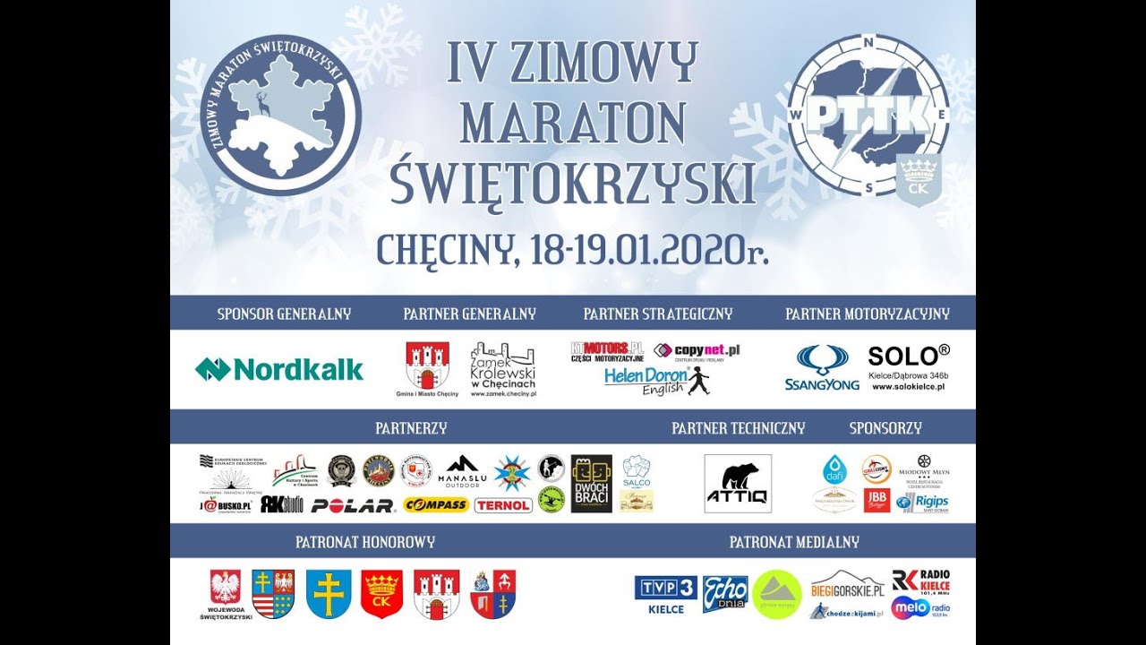 IV Zimowy Maraton Świętokrzyski 18-19.01.2020 - odprawa online