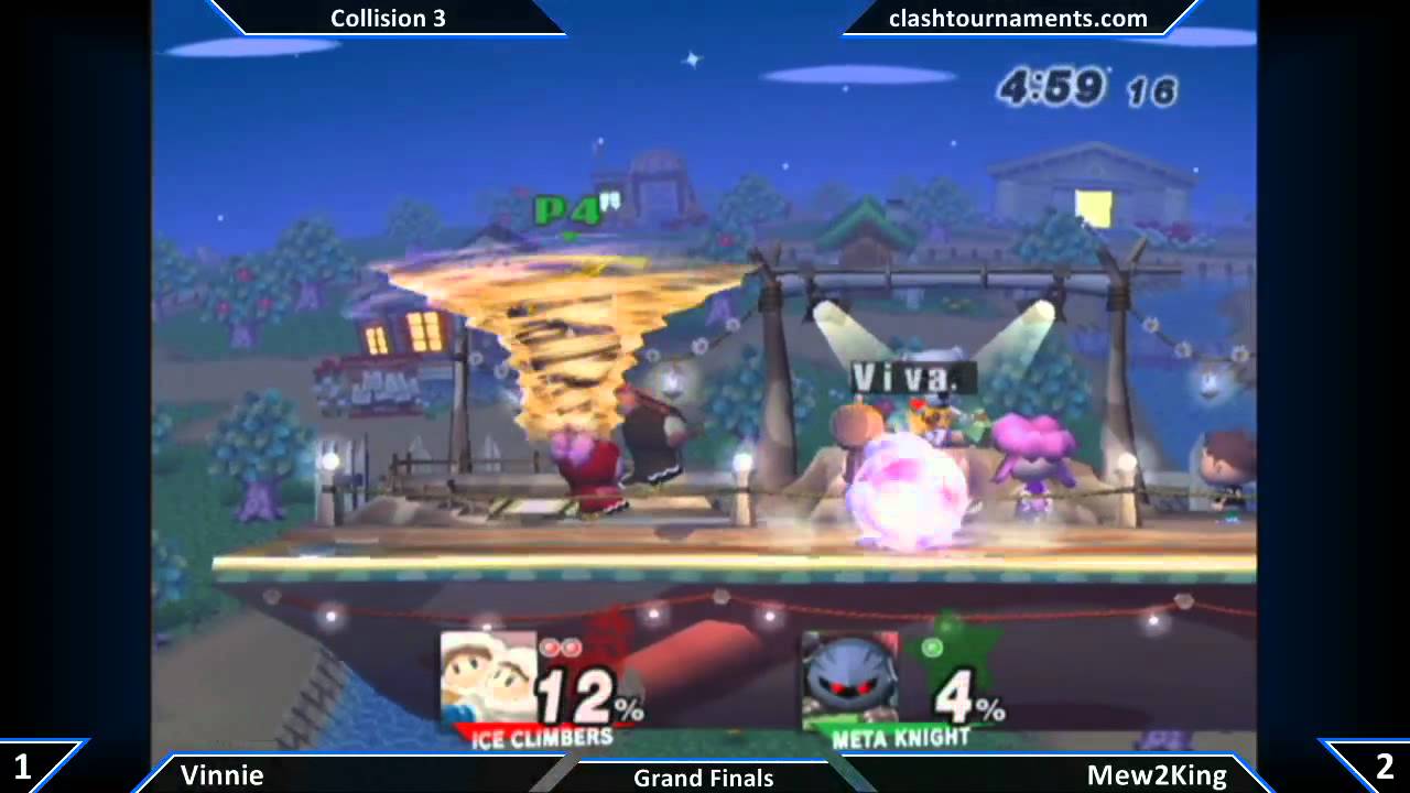 SSBB - Mew2King vs Vinnie - Collision 3 - Grand Finals