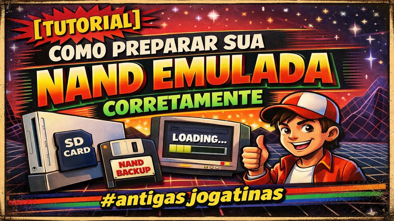 [TUTORIAL] - COMO PREPARAR SUA NAND EMULADA CORRETAMENTE. #antigasjogatinas