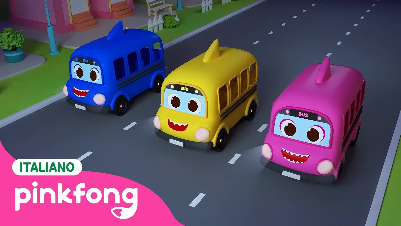 🚌 Brum brum! Le ruote del bus | Wheels on the Bus | +Compilation | Pinkfong! Canzoni per Bambini