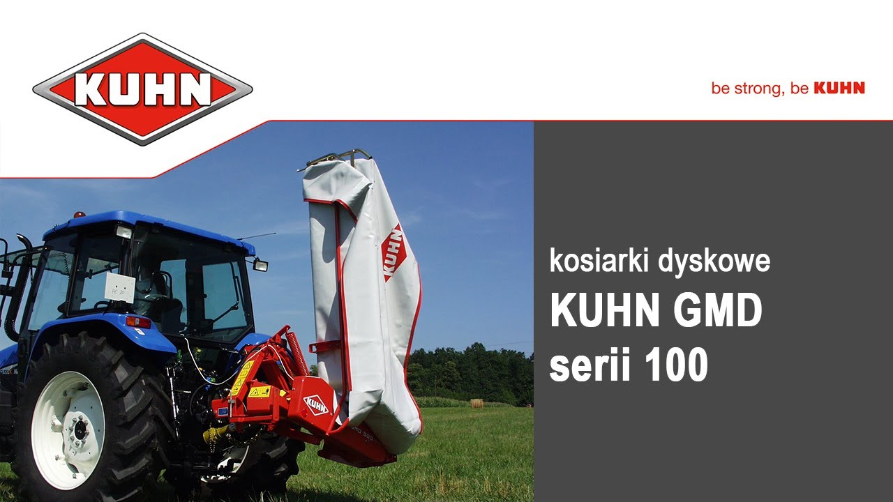 Kosiarki dyskowe KUHN GMD seria 100 | wyjątkowa jakość koszenia