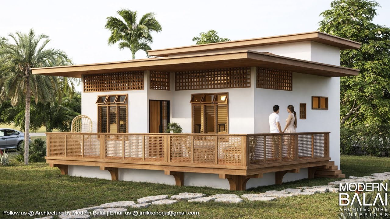 Modern Farmhouse Designs Philippines | 2 Bedrooms 8 x 9 Meters