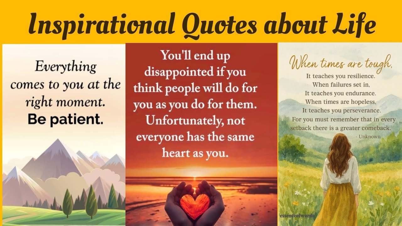 Inspirational Quotes About Life | Positive Quotes | Best Motivational Quotes For Success in Life
