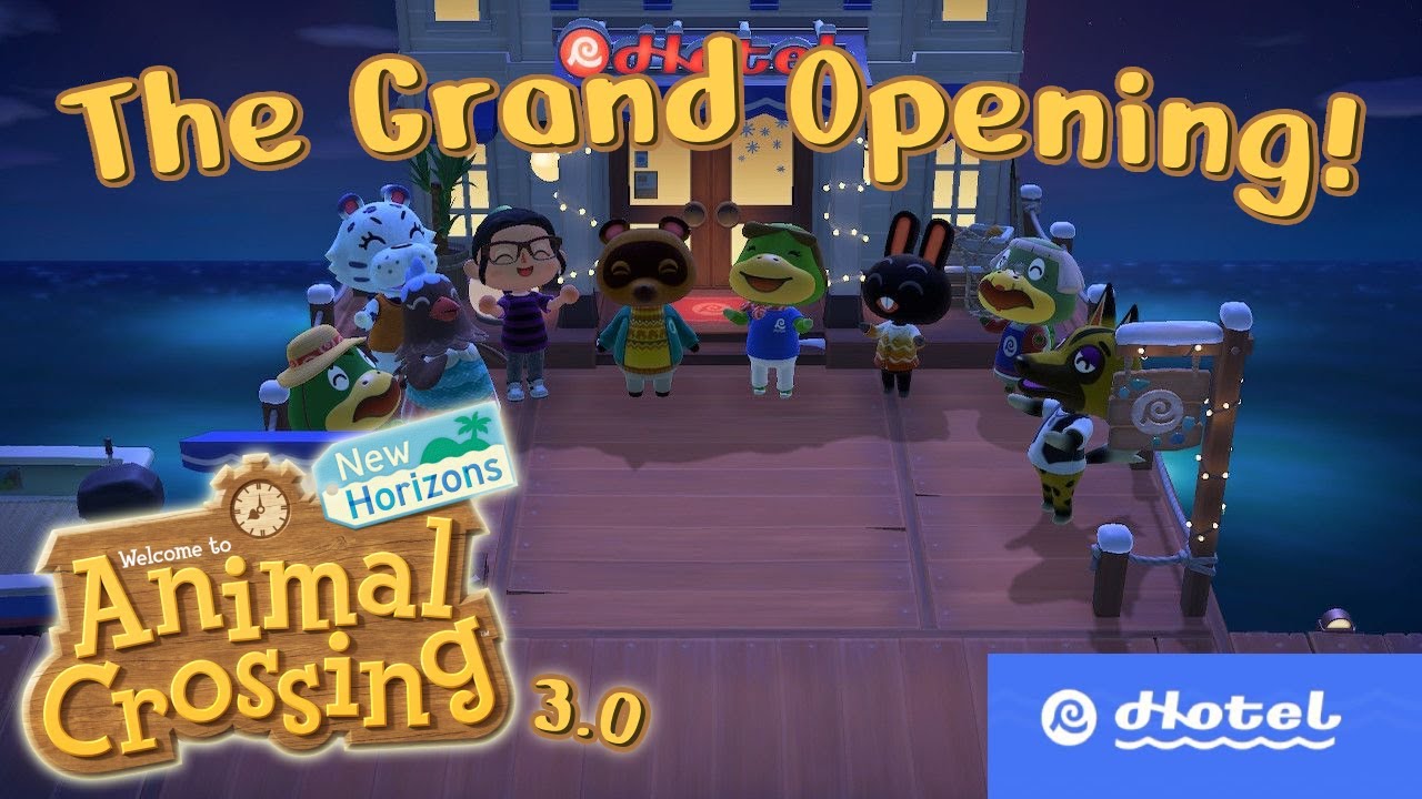 The Grand Opening! | Exploring the ACNH 3.0 Update!!