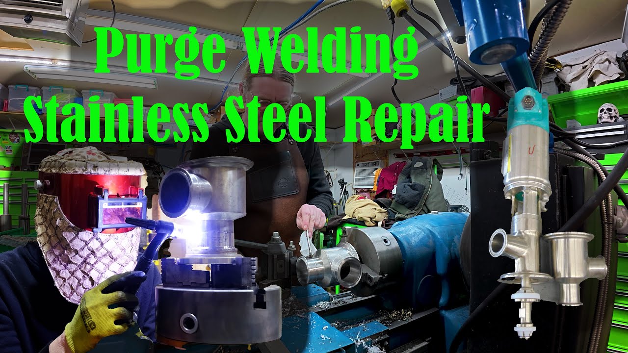 Purge Welding Stainless Steel Repair