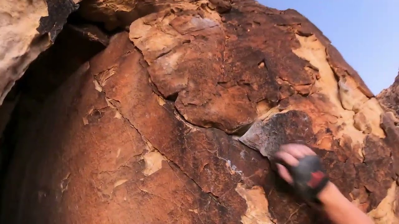 Pitch One of Frogland 5.8 ~ Rock Climb Red Rock, Nevada