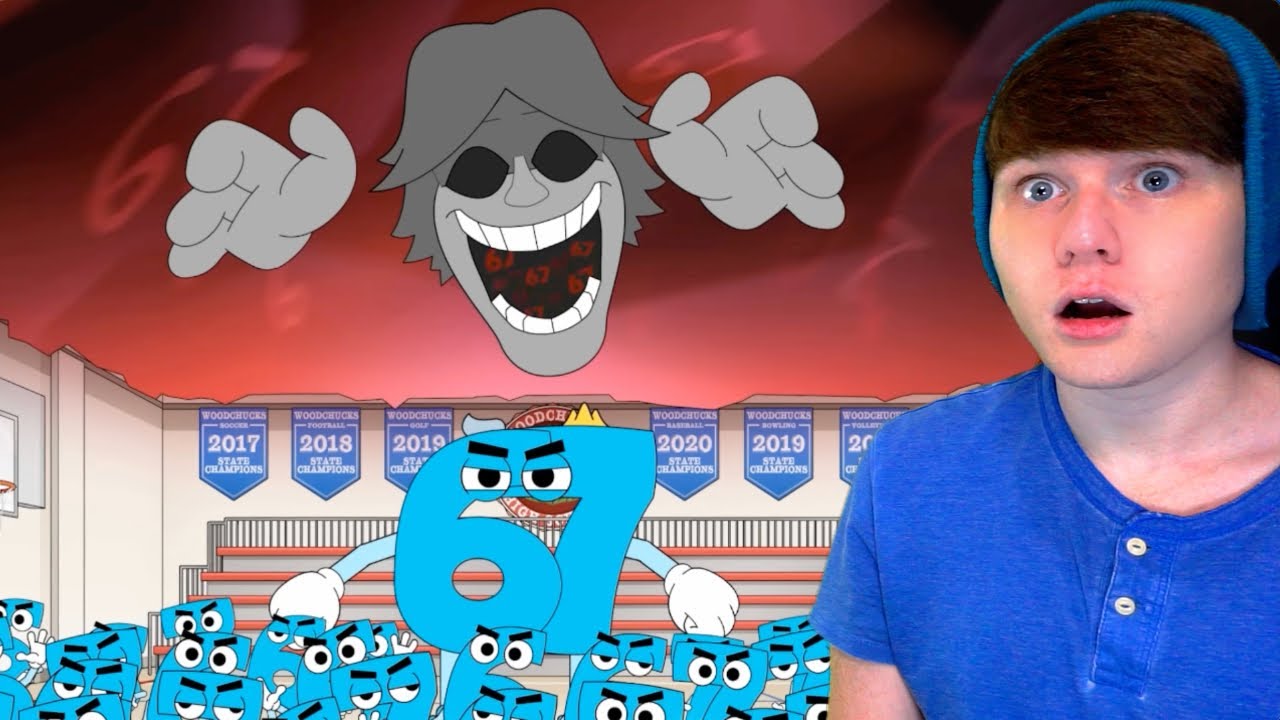 The CURSE of 67 KID... (Cartoon Animation) GameToons REACTION!