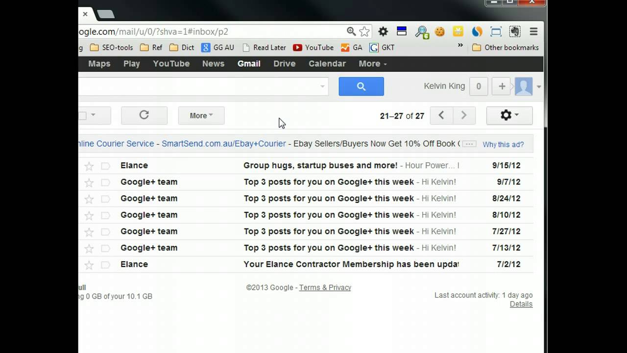 How to Set up Gmail to Show More than 20 Emails per page