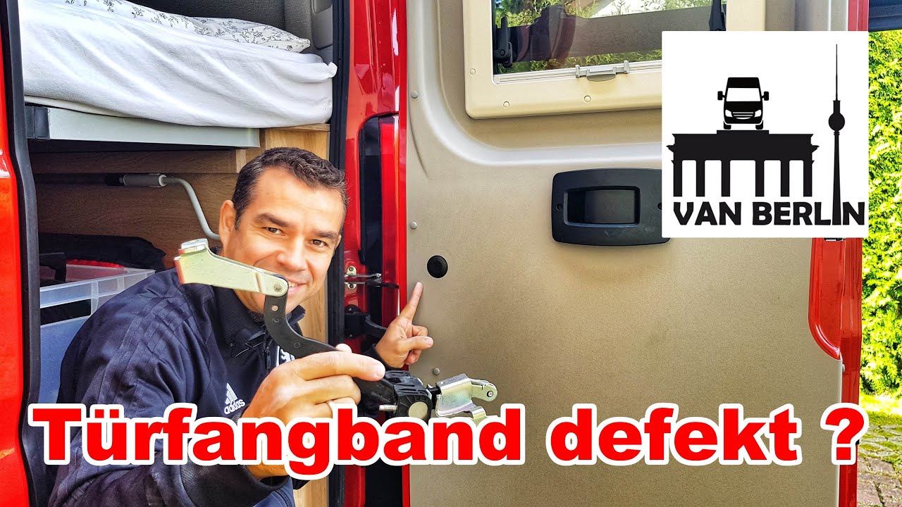 T&uuml;rfangband Heckt&uuml;r austauschen | &Ouml;ffnungswinkel der T&uuml;r am Van ist zu gro&szlig; | Ducato, Jumper, Boxer