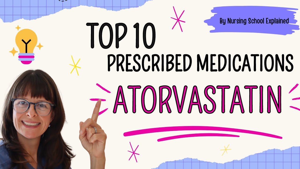 Top 10 Prescribed Medications: ATORVASTATIN #pharmacology
