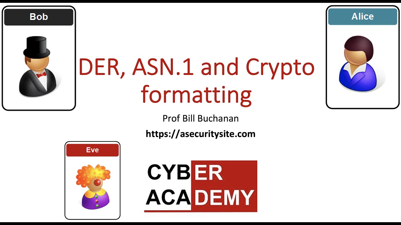 DER, PEM and Crypto Formatting