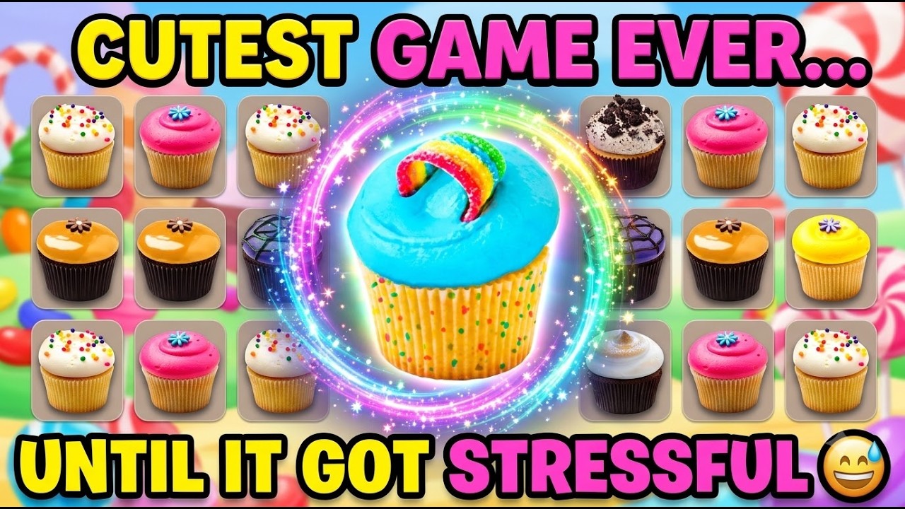 Cutest Game Ever&hellip; Until It Got Stressful 😅 (2048 Cupcakes)