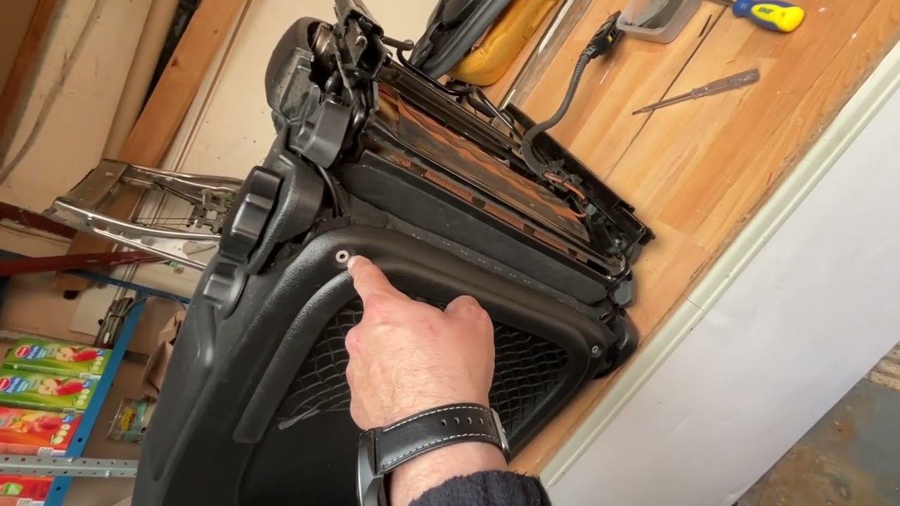 Desmontaje y reparación de asientos OPEL zafira